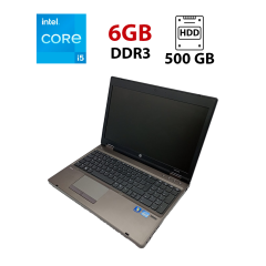 Ноутбук HP ProBook 6570b / 15.6" (1366x768) TN / Intel Core i5-3230M (2 (4) ядра по 2.6 - 3.2 GHz) / 6 GB DDR3 / 500 GB HDD / Intel HD Graphics 4000 / WebCam