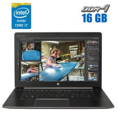 Ноутбук HP ZBook Studio G3 / 15.6" (1920x1080) IPS / Intel Core i7-6700HQ (4 (8) ядра по 2.6 - 3.5 GHz) / 16 GB DDR4 / 240 GB SSD / Intel HD Graphics 530 / WebCam