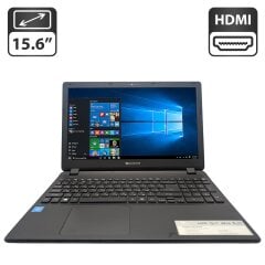Ноутбук Packard Bell&nbsp;G81 / 15.6" (1366x768) TN / Intel Celeron N3060 (2 ядра по 1.6 - 2.4 GHz) / 4 GB DDR3 / 500 GB HDD / Intel Graphics / WebCam / Без АКБ