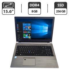 Ноутбук Toshiba Tecra Z50-E / 15.6" (1366x768) TN / Intel Core i5-7300U (2 (4) ядра по 2.6 - 3.5 GHz) / 8 GB DDR4 / 256 GB SSD / Intel HD Graphics 620 / WebCam