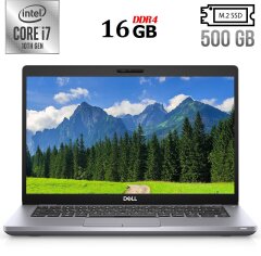 Ультрабук Б-класс Dell Latitude 5410 / 14" (1366x768) TN / Intel Core i7-10610U (4 (8) ядра по 1.8 - 4.9 GHz) / 16 GB DDR4 / 500 GB SSD M.2 / Intel UHD Graphics / WebCam / USB 3.1 / HDMI / Windows 10 лицензия