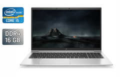 Ультрабук Б-класс HP EliteBook 850 G8 / 15.6" (1920x1080) IPS / Intel Core i5-1145G7 (4 (8) ядра по 2.6 - 4.4 GHz) / 16 GB DDR4 / 512 GB SSD / Intel Iris Xe Graphics / WebCam / TouchID