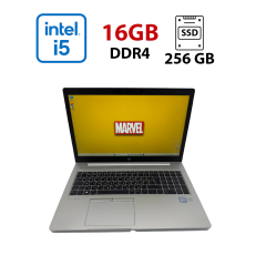 Ультрабук HP Probook 850 G5 / 15.6" (1920x1080) IPS / Intel Core i5-8350U (4 (8) ядра по 1.7 - 3.6 GHz) / 16 GB DDR4 / 256 GB SSD M.2 / Intel UHD Graphics 620 / WebCam