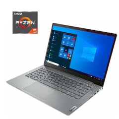 Ультрабук Lenovo ThinkBook 14 G2 / 14" (1920x1080) IPS / AMD Ryzen 5 4500U (6 ядер по 2.3 - 4.0 GHz) / 8 GB DDR4 / 256 GB SSD / AMD Radeon RX Vega 6 Graphics / WebCam 