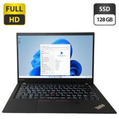 Ультрабук Lenovo ThinkPad X1 Carbon (4th Gen) / 14" (1920x1080) IPS / Intel Core i5-6300U (2 (4) ядра по 2.4 - 3.0 GHz) / 8 GB DDR3 / 128 GB SSD / Intel HD Graphics 520 / WebCam / Fingerprint