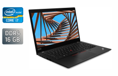 Ультрабук Lenovo ThinkPad x390 / 13.3" (1920x1080) IPS / Intel Core i7-8665U (4 (8) ядра по 1.9 - 4.8 GHz) / 16 GB DDR4 / 512 GB SSD / Intel UHD Graphics / WebCam / TouchID / Windows 10