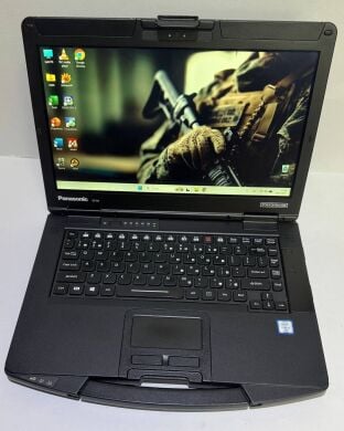 Защищенный ноутбук-трансформер Panasonic Toughbook CF-54 / 14" (1920x1080) TN / Intel Core i5-6300U (2 (4) ядра по 2.4 - 3.0 GHz) / 8 GB DDR3 / 256 GB SSD / Intel HD Graphics 520 / WebCam