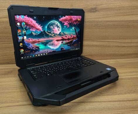 Захищений ноутбук Dell Latitude 14 Rugged 5414 / 14" (1920x1080) IPS Touch / Intel Core i5-6300U (2 (4) ядра по 2.4 - 3.0 GHz) / 16 GB DDR4 / 480 GB SSD / AMD Radeon R7 M360, 2 GB DDR3, 64-bit / TouchID / Windows 10