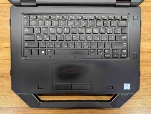 Захищений ноутбук Dell Latitude 14 Rugged 5414 / 14" (1920x1080) IPS Touch / Intel Core i5-6300U (2 (4) ядра по 2.4 - 3.0 GHz) / 16 GB DDR4 / 480 GB SSD / AMD Radeon R7 M360, 2 GB DDR3, 64-bit / TouchID / Windows 10