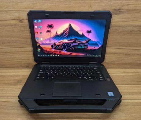 Захищений ноутбук Dell Latitude 14 Rugged 5414 / 14" (1920x1080) IPS Touch / Intel Core i5-6300U (2 (4) ядра по 2.4 - 3.0 GHz) / 16 GB DDR4 / 480 GB SSD / Intel HD Graphics 520 / HDMI / Fingerprint / Windows 10