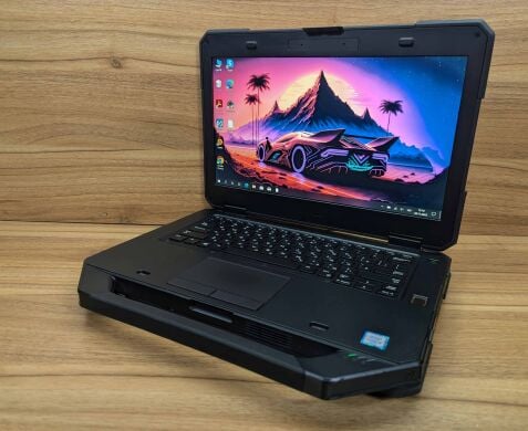 Захищений ноутбук Dell Latitude 14 Rugged 5414 / 14" (1920x1080) IPS Touch / Intel Core i5-6300U (2 (4) ядра по 2.4 - 3.0 GHz) / 16 GB DDR4 / 480 GB SSD / Intel HD Graphics 520 / HDMI / Fingerprint / Windows 10