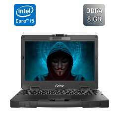 Захищений ноутбук Getac S410 / 14" (1366x768) TN / Intel Core i5-6200U (2 (4) ядра по 2.3 - 2.8 GHz) / 8 GB DDR4 / 480 GB SSD / Intel HD Graphics 520 / HDMI / Windows 10