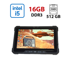 Захищений планшет Dell Latitude 7212 Rugged Extreme / 11.6'' (1920x1080) IPS / Intel Core i5-7300U (2 (4) ядра по 2.6 - 3.5 GHz) / 16 GB DDR3 / 512 GB SSD / Intel HD Graphics 620 / WebCam