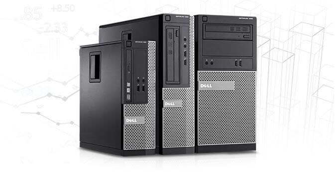 Dell 390 Tower / Intel Core i3-2100 (2(4) ядра по 3.1GHz) / 4GB DDR3 / 320GB HDD  + наклейка Windows 7 + монитор / 19" / 