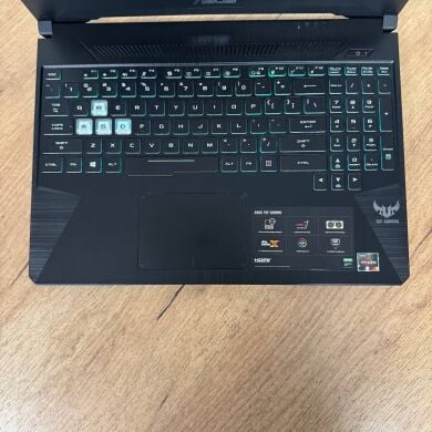 Ігровий ноутбук Asus TUF FX505DT / 15.6" (1920x1080) IPS / AMD Ryzen 5 3550H (4 (8) ядра по 2.1 - 3.7 GHz) / 16 GB DDR4 / 256 GB SSD + 1000 GB HDD / nVidia GeForce GTX 1650, 4 GB GDDR5, 128-bit / WebCam Ігровий ноутбук Asus TUF FX505DT / 15.6" (1920x1080) IPS / AMD Ryzen 5 3550H (4 (8) ядра по 2.1 - 3.7 GHz) / 16 GB DDR4 / 256 GB SSD + 1000 GB HDD / nVidia GeForce GTX 1650, 4 GB GDDR5, 128-bit / WebCam