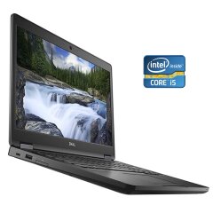 Ноутбук Б-класс Dell Latitude 5580 / 15.6" (1920x1080) IPS / Intel Core i5-6300U (2 (4) ядра по 2.4 - 3.0 GHz) / 8 GB DDR4 / 128 GB SSD / Intel HD Graphics 520 / WebCam / Win 10 Pro