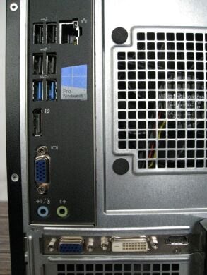 Игровой ПК Dell Optiplex 3020 Tower / Intel Core i5-4570 (4 ядра по 3.2 - 3.6 GHz) / 16 GB DDR3 / 120 GB SSD + 500 GB HDD / nVidia GeForce GTX 750, 2 GB GDDR5, 128-bit / DVD-RW / Win 10 Pro + Кабель питания
