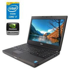 Мобільна робоча станція Dell Precision M4800 / 15.6" (1920x1080) IPS / Intel Core i7-4810MQ (4 (8) ядра по 2.8 - 3.8 GHz) / 16 GB DDR3 / 480 GB SSD / nVidia Quadro K1100M, 2 GB GDDR5, 128-bit / WebCam