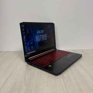 Ігровий ноутбук Б-клас Acer Nitro 5 AN515-43 / 15.6" (1920x1080) IPS / AMD Ryzen 5 3550H (4 (8) ядра по 2.1 - 3.7 GHz) / 16 GB DDR4 / 256 GB SSD NVMe + 1000 GB HDD / nVidia GeForce GTX 1650, 4 GB GDDR6, 128-bit / WebCam
