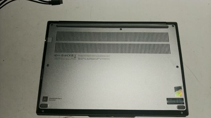 Ультрабук Lenovo ThinkPad E14 5 Gen Aluminium / 14" (1920х1200) IPS / AMD Ryzen 5 7530U (6 (12) ядер по 2.0 - 4.5 GHz) / 16 GB DDR4 / 256 GB SSD / AMD Radeon RX Vega 7 / WebCam