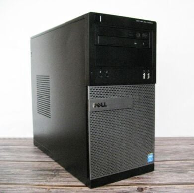 Игровой ПК Dell Optiplex 3020 Tower / Intel Core i5-4570 (4 ядра по 3.2 - 3.6 GHz) / 16 GB DDR3 / 120 GB SSD + 500 GB HDD / nVidia GeForce GTX 750, 2 GB GDDR5, 128-bit / DVD-RW / Win 10 Pro + Кабель питания