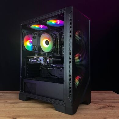 Збірка під замовлення: ігровий ПК MSI MAG Forge 120A Airflow Tower / AMD Ryzen 5 5600 (6 (12) ядер по 3.5 - 4.4 GHz) / 16 GB DDR4 / 500 GB SSD M.2 / nVidia GeForce RTX 3070, 8 GB GDDR6, 256-bit / 650W