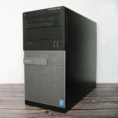 Игровой ПК Dell Optiplex 3020 Tower / Intel Core i5-4570 (4 ядра по 3.2 - 3.6 GHz) / 16 GB DDR3 / 120 GB SSD + 500 GB HDD / nVidia GeForce GTX 750, 2 GB GDDR5, 128-bit / DVD-RW / Win 10 Pro + Кабель питания