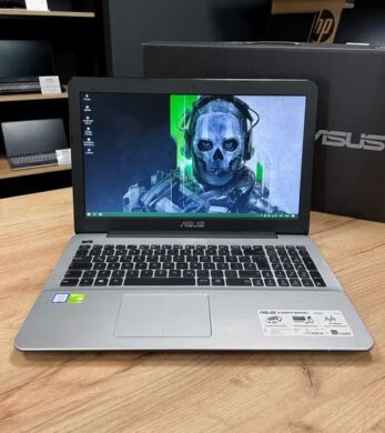 Ігровий ноутбук Asus F555UB-XO111T / 15.6" (1366x768) TN / Intel Core i5-6200U (2 (4) ядра по 2.3 - 2.8 GHz) / 8 GB DDR3 / 128 GB SSD + 1000 GB HDD / nVidia GeForce 940M, 2 GB DDR3, 64-bit / WebCam / DVD-ROM / Win 10 Ігровий ноутбук Asus F555UB-XO111T / 15.6" (1366x768) TN / Intel Core i5-6200U (2 (4) ядра по 2.3 - 2.8 GHz) / 8 GB DDR3 / 128 GB SSD + 1000 GB HDD / nVidia GeForce 940M, 2 GB DDR3, 64-bit / WebCam / DVD-ROM / Win 10