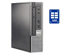 Неттоп Dell Optiplex 9020 USFF / Intel Core i3-4160 (2 (4) ядра по 3.6 GHz) / 8 GB DDR3 / 128 GB SSD NEW / Intel HD Graphics 4400 / DVD-ROM