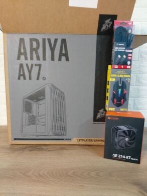 Игровой ПК 1stPlayer Ariya AY7 Tower / Intel Core i7-6700 (4 (8) ядра по 3.4 - 4.0 GHz) / 16 GB DDR4 / 500 GB SSD + 500 GB HDD / AMD Radeon RX 570, 8 GB GDDR5, 256-bit / 850W