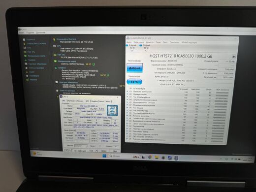 Мобільна робоча станція Dell Precision 7520 / 15.6" (3840x2160) IPS / Intel Xeon E3-1505M v6 (4 (8) ядра по 3.0 - 4.0 GHz) / 32 GB DDR4 / 256 GB SSD + 1000 GB HDD / nVidia Quadro M2200, 4 GB GDDR5, 128-bit / WebCam / Win 11 Pro