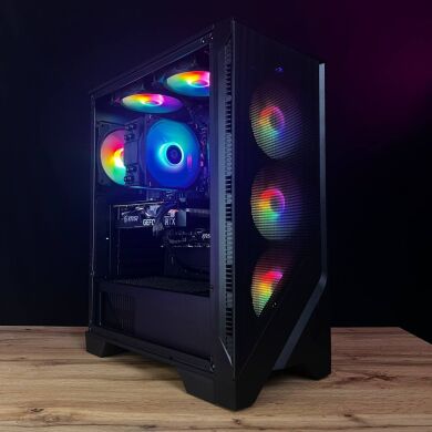 Збірка під замовлення: ігровий ПК MSI MAG Forge 120A Airflow Tower / AMD Ryzen 5 5600 (6 (12) ядер по 3.5 - 4.4 GHz) / 16 GB DDR4 / 500 GB SSD M.2 / nVidia GeForce RTX 3070, 8 GB GDDR6, 256-bit / 650W