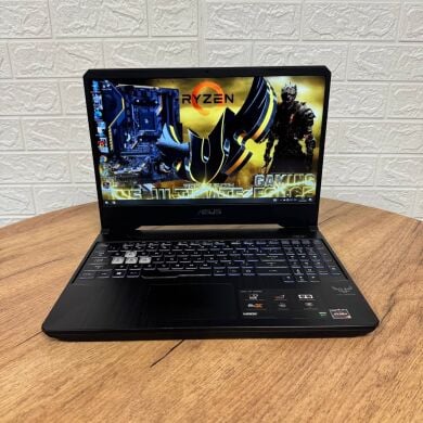 Ігровий ноутбук Asus TUF FX505DT / 15.6" (1920x1080) IPS / AMD Ryzen 5 3550H (4 (8) ядра по 2.1 - 3.7 GHz) / 16 GB DDR4 / 256 GB SSD + 1000 GB HDD / nVidia GeForce GTX 1650, 4 GB GDDR5, 128-bit / WebCam Ігровий ноутбук Asus TUF FX505DT / 15.6" (1920x1080) IPS / AMD Ryzen 5 3550H (4 (8) ядра по 2.1 - 3.7 GHz) / 16 GB DDR4 / 256 GB SSD + 1000 GB HDD / nVidia GeForce GTX 1650, 4 GB GDDR5, 128-bit / WebCam