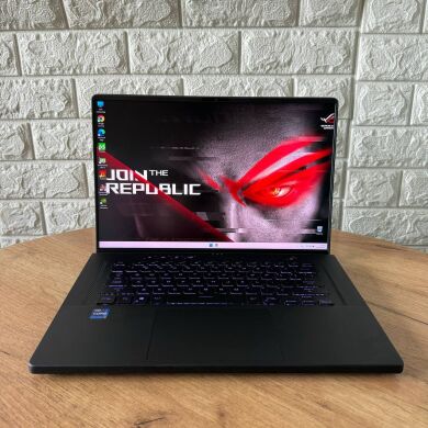 Ігровий ноутбук Asus ROG Zephyrus M16 GU603HM / 16" (2560x1600) IPS / Intel Core i9-11900H (8 (16) ядер по 2.5 - 4.9 GHz) / 16 GB DDR4 / 512 GB SSD / nVidia GeForce RTX 3060, 6 GB GDDR6, 192-bit / WebCam