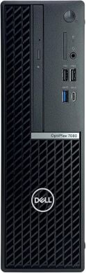 ПК Dell OptiPlex 7080 SFF / Intel Core i5-10500 (6 (12) ядер по 3.1 - 4.5 GHz) / 8 GB DDR4 / 512 GB SSD / Intel UHD Graphics 630 / DVD-ROM