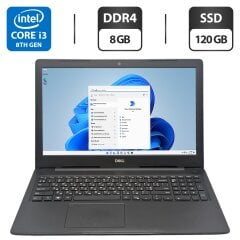 Ноутбук Dell Inspiron 3583 / 15.6" (1920x1080) TN / Intel Core i3-8145U (2 (4) ядра по 2.1 - 3.9 GHz) / 8 GB DDR4 / 120 GB SSD / Intel UHD Graphics 620 / WebCam