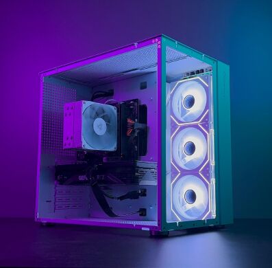Игровой ПК GameMax Infinity Tower / AMD Ryzen 7 5700X (8 (16) ядер по 3.4 - 4.6 GHz) / 32 GB DDR4 / 500 GB SSD + 1000 GB HDD / nVidia GeForce RTX 2060 Super, 8 GB GDDR6, 256-bit