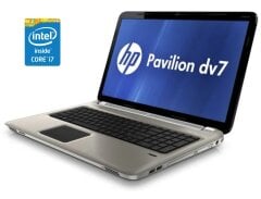 Ноутбук HP Pavilion dv7t-6100 / 17.3" (1920x1080) TN / Intel Core i7-2720QM (4 (8) ядра по 2.2 - 3.3 GHz) / 8 GB DDR3 / 240 GB SSD / Intel HD Graphics 3000 / WebCam / DVD-ROM / Win 10 Pro