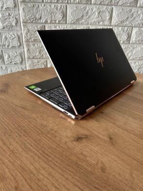 Игровой ноутбук-трансформер Б-класс HP Spectre x360 Convertible 15-eb1043dx / 15.6" (3840x2160) IPS Touch / Intel Core i7-10510U (4 (8) ядра по 1.8 - 4.9 GHz) / 16 GB DDR4 / 512 GB SSD / nVidia GeForce MX330, 2 GB GDDR5, 64-bit / WebCam