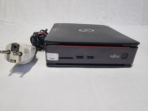 Неттоп Б-класс Fujitsu Esprimo Q520 USFF / Intel Core i5-4570T (2 (4) ядра по 2.9 - 3.6 GHz) / 8 GB DDR3 / 500 GB HDD / Intel HD Graphics 4600