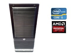 ПК Asus H81M-R Tower / Intel Core i5-4590S (4 ядра по 3.0 - 3.7 GHz) / 8 GB DDR3 / 120 GB SSD + 1000 GB HDD / AMD Radeon HD 7850, 2 GB GDDR5, 256-bit / 450W