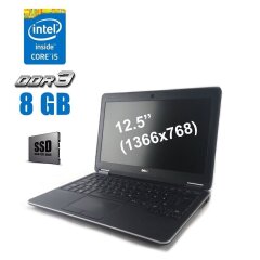 Нетбук Dell Latitude E7240 / 12.5" (1366x768) TN / Intel Core i5-4310U (2 (4) ядра по 2.0 - 3.0 GHz) / 8 GB DDR3 / 180 GB SSD / Intel HD Graphics 4400 / WebCam