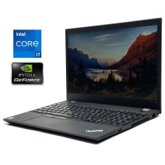 Ультрабук Б-класс Lenovo ThinkPad T15 Gen 2 / 15.6" (1920x1080) IPS / Intel Core i7-1185G7 (4 (8) ядра по 3.0 - 4.8 GHz) / 16 GB DDR4 / 512 GB SSD / nVidia GeForce MX450, 2 GB GDDR6, 64-bit / WebCam / Win 11