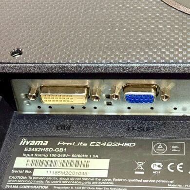 Монітор Iiyama ProLite E2482HSD-GB1 / 23" (1920x1080) TN / VGA, DVI / VESA 100x100