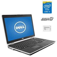 Ноутбук Б-клас Dell Latitude E6530 / 15.6" (1366x768) TN / Intel Core i5-3210M (2 (4) ядра по 2.5 - 3.1 GHz) / 4 GB DDR3 / 120 GB SSD / Intel HD Graphics 4000 / WebCam 