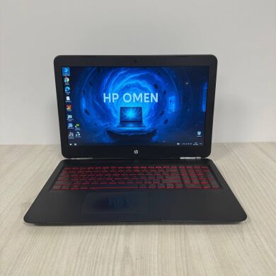 Ігровий ноутбук Б-клас HP Omen 15-ax243dx / 15.6" (1920x1080) IPS / Intel Core i7-7700HQ (4 (8) ядра по 2.8 - 3.8 GHz) / 8 GB DDR4 / 256 GB SSD NVMe / nVidia GeForce GTX 1050, 4 GB GDDR5, 128-bit / WebCam