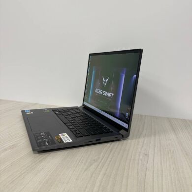 Игровой ноутбук Б-класс Acer Swift X 14 SFX14-72G / 14.5" (2880x1800) OLED / Intel Core Ultra 7 155H (16 (22) ядер по 3.8 - 4.8 GHz) / 16 GB DDR5 / 1000 GB SSD NVMe / nVidia GeForce RTX 4060, 8 GB GDDR6, 128-bit / WebCam