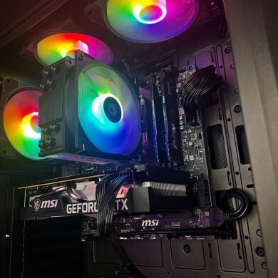 Збірка під замовлення: ігровий ПК MSI MAG Forge 120A Airflow Tower / AMD Ryzen 5 5600 (6 (12) ядер по 3.5 - 4.4 GHz) / 16 GB DDR4 / 500 GB SSD M.2 / nVidia GeForce RTX 3070, 8 GB GDDR6, 256-bit / 650W