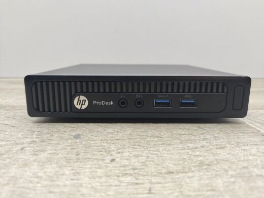 Неттоп HP ProDesk 600 G1 Desktop Mini USFF / Intel Core i3-4130T (2 (4) ядра по 2.9 GHz) / 8 GB DDR3 / 120 GB SSD / Intel HD Graphics 4400 / Блок питания