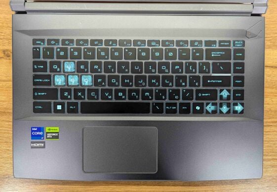 Игровой ноутбук MSI Thin 15 B12v6 / 15.6" (1920x1080) IPS / Intel Core i7-12650H (10 (16) ядер по 3.5 - 4.7 GHz) / 16 GB DDR4 / 512 GB SSD / nVidia GeForce RTX 4050, 6 GB GDDR6, 96-bit / WebCam / Windows 11